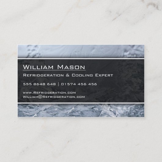 Professionele koeling - Visitekaartje (Achterkant)