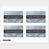 Professionele koeling - Visitekaartje Rechthoekige Sticker (Vel)