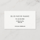 Professionele koffie-Visitekaartje Visitekaartje (Achterkant)