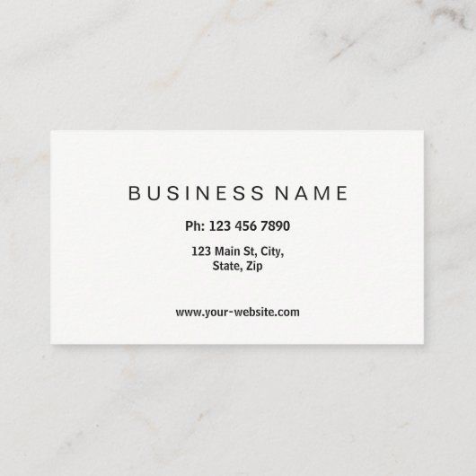 Professionele koffie-Visitekaartje Visitekaartje (Achterkant)