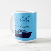 Professionele koffiemok voor Blue Cruise (Voorkant links)