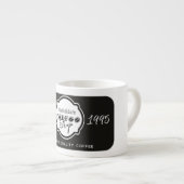 Professionele koffiezaak gepersonaliseerd logo zwa espresso kop (Voorkant rechts)