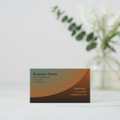 Professionele koperen Visitekaartjes (Staand voorkant)