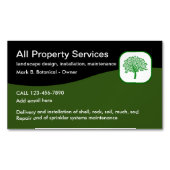 Professionele Landscaping Visitekaartje Magneten (Voorkant)