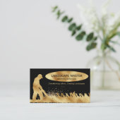 Professionele Landschap Gazon Care Mowing Tuiniere Visitekaartje (Staand voorkant)