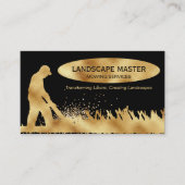 Professionele Landschap Gazon Care Mowing Tuiniere Visitekaartje (Voorkant)