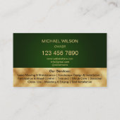 Professionele Landschap Gazon Care Mowing Tuiniere Visitekaartje (Achterkant)