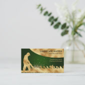 Professionele Landschap Gazon Care Mowing Tuiniere Visitekaartje (Staand voorkant)