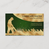 Professionele Landschap Gazon Care Mowing Tuiniere Visitekaartje (Voorkant)