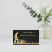 Professionele Landschap Gazon Care Mowing Tuiniere Visitekaartje (Staand voorkant)