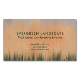 Professionele landschapsarchitectuur Blue Coral Gr Magnetisch Visitekaartje