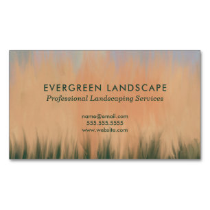 Professionele landschapsarchitectuur Blue Coral Gr Magnetisch Visitekaartje