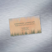 Professionele landschapsarchitectuur Blue Coral Gr Magnetisch Visitekaartje (Voorbeeld)