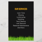 Professionele Landschapsarchitectuur Grasmaaien Di Flyer (Achterkant)