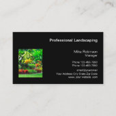 Professionele landschapsarchitectuur visitekaartje (Voorkant)