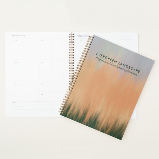 Professionele Landschapsdienst Blauw Koraal Groen Planner (Display)