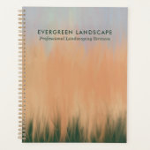 Professionele Landschapsdienst Blauw Koraal Groen Planner (Voorkant)