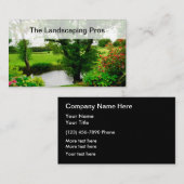 Professionele landschapsdiensten visitekaartje (Voorkant / Achterkant)