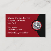 Professionele lasdiensten visitekaartje (Voorkant)