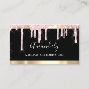 Professionele lash Makeup artistieke zwarte roze s Visitekaartje