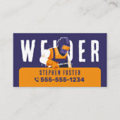 Professionele Lassen Industriële Metaalfabrikant Visitekaartje (Voorkant)