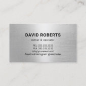 Professionele Lasser Metaal Lassen & Fabricatie Visitekaartje (Achterkant)