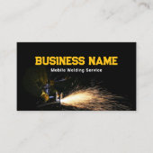 Professionele Lasser Metaal Lassen & Fabricatie Visitekaartje (Voorkant)