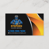 Professionele Lasser Metaal Lassen Fabrication Visitekaartje (Voorkant)