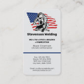 Professionele lasser visitekaartje (Voorkant)