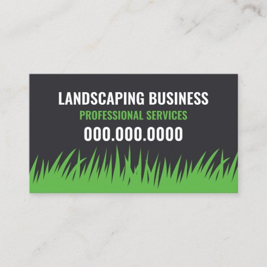 Professionele Lawn Care Best Landscaping Visitekaartje (Voorkant)