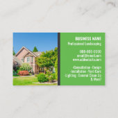 Professionele Lawn Care Best Landscaping Visitekaartje (Achterkant)