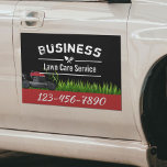 Professionele Lawn Care & Landscaping Service Rood Automagneet<br><div class="desc">Graszorg & Landschapsarchitectuur Service Professionele automagneten.</div>