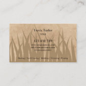 Professionele Lawn Care Landscaping Tuin Yard Visitekaartje (Achterkant)