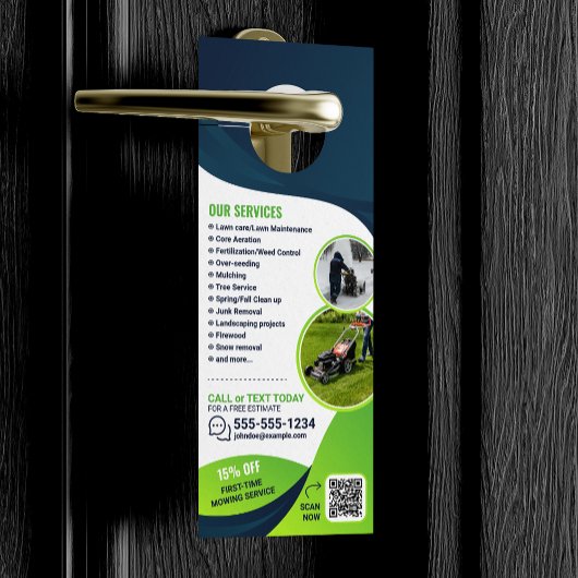 Professionele Lawn Care Landscaping Tuinieren Boom Deurhanger