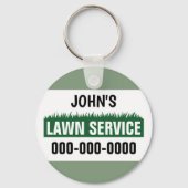 Professionele Lawn Service Sleutelhanger (Voorkant)
