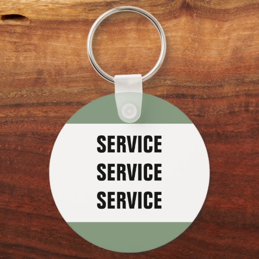 Professionele Lawn Service Sleutelhanger (Achterkant)