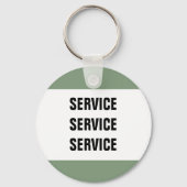 Professionele Lawn Service Sleutelhanger (Achterkant)