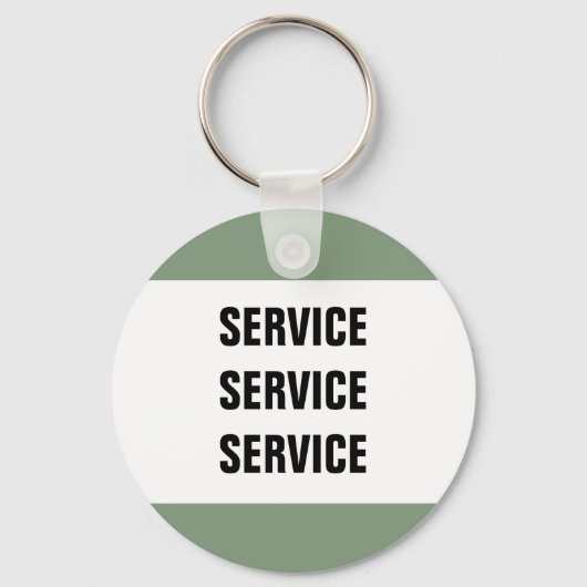 Professionele Lawn Service Sleutelhanger (Achterkant)