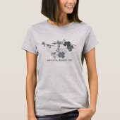 Professionele lentesbloesems Wild Flower Dogwood T-shirt (Voorkant)