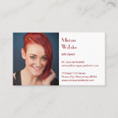 Professionele Life Coach Persoonlijk Visitekaartje Klantenkaartje (Voorkant)