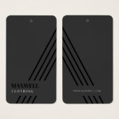 Professionele lijn kleding merk hangen Labels Visitekaartje (Voorkant /achterkant)