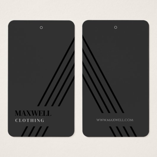 Professionele lijn kleding merk hangen Labels Visitekaartje (Voorkant /achterkant)