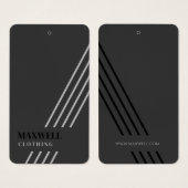 Professionele lijn kleding merk hangen Labels Visitekaartje (Voorkant /achterkant)
