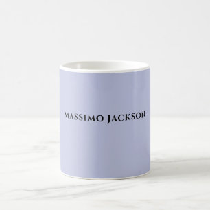 Professionele lila kleur moderne minimalistische n koffiemok