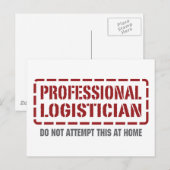 Professionele logistiek briefkaart (Voorkant / Achterkant)