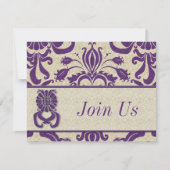 Professionele Logo Amethyst Swirls Paars Kaart (Voorkant)