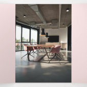 Professionele Logo Blush Pink Zakelijke brochure Drieluik Kaart (Binnenkant midden)