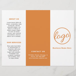Professionele Logo eenvoudige Oranje drievoudige b