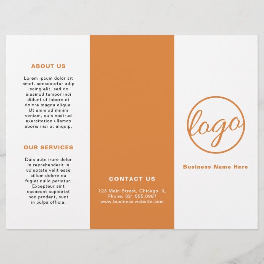 Professionele Logo eenvoudige Oranje drievoudige b (Voorkant)