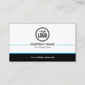 Professionele Logo Foto sociale media toevoegen Visitekaartje (Voorkant)